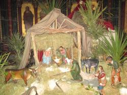 Crèche 2012 de la cathédrale de Bayonne réalisée par le collège Notre-Dame