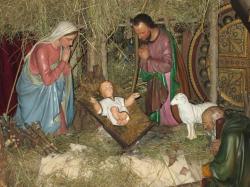 Crèche 2012 de la cathédrale de Bayonne réalisée par le collège Notre-Dame