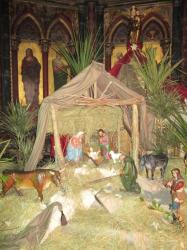 Crèche 2012 de la cathédrale de Bayonne réalisée par le collège Notre-Dame