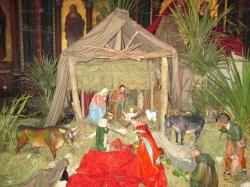 Epiphanie crèche 2012 de la cathédrale de Bayonne réalisée par le collège Notre-Dame