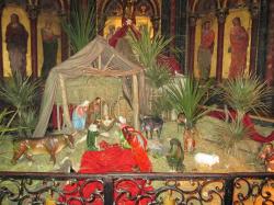 Epiphanie crèche 2012 de la cathédrale de Bayonne réalisée par le collège Notre-Dame