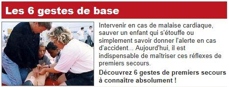 Les 6 gestes de base